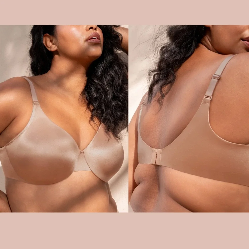 NWT $65 Wacoal [ 38G US ] Inner Sheen Underwire Bra in Roebuck Tan #T2016‎